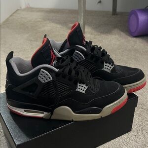 Jordan Black and Red High-Tops